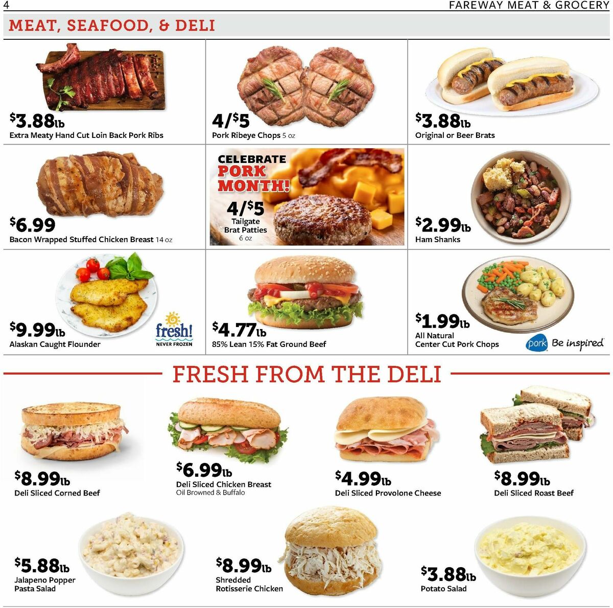 Fareway Weekly Ad from October 21