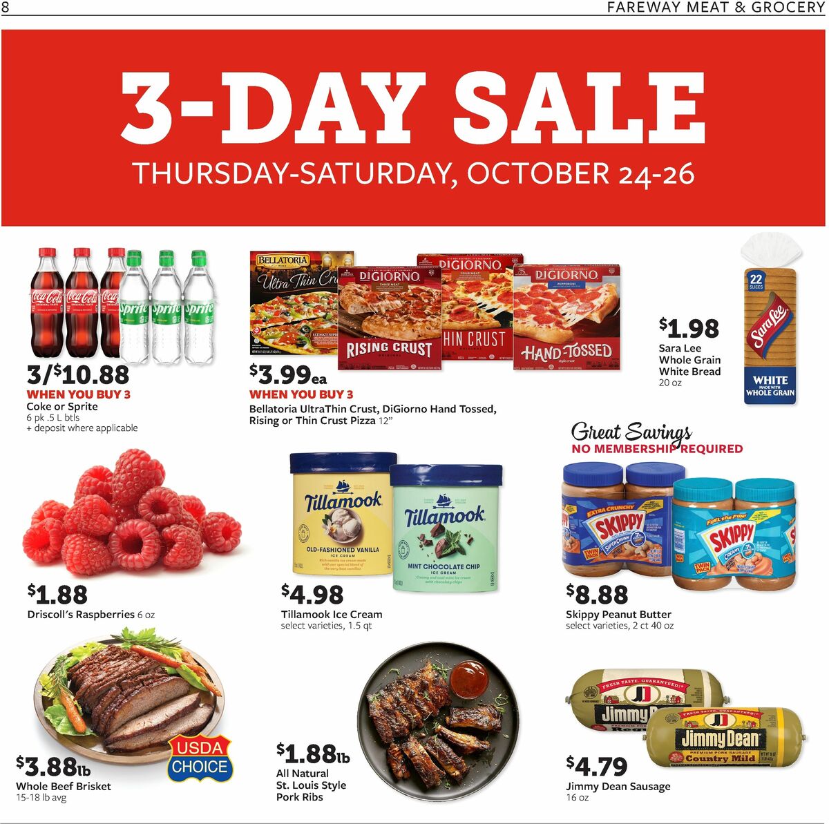 Fareway 3-Day Sale Weekly Ad from October 24