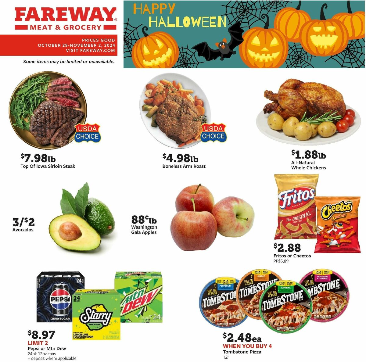 Fareway Weekly Ad from October 28