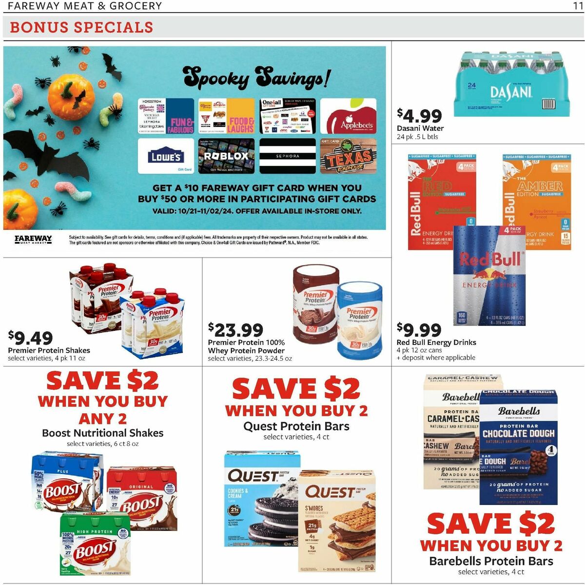 Fareway Weekly Ad from October 28