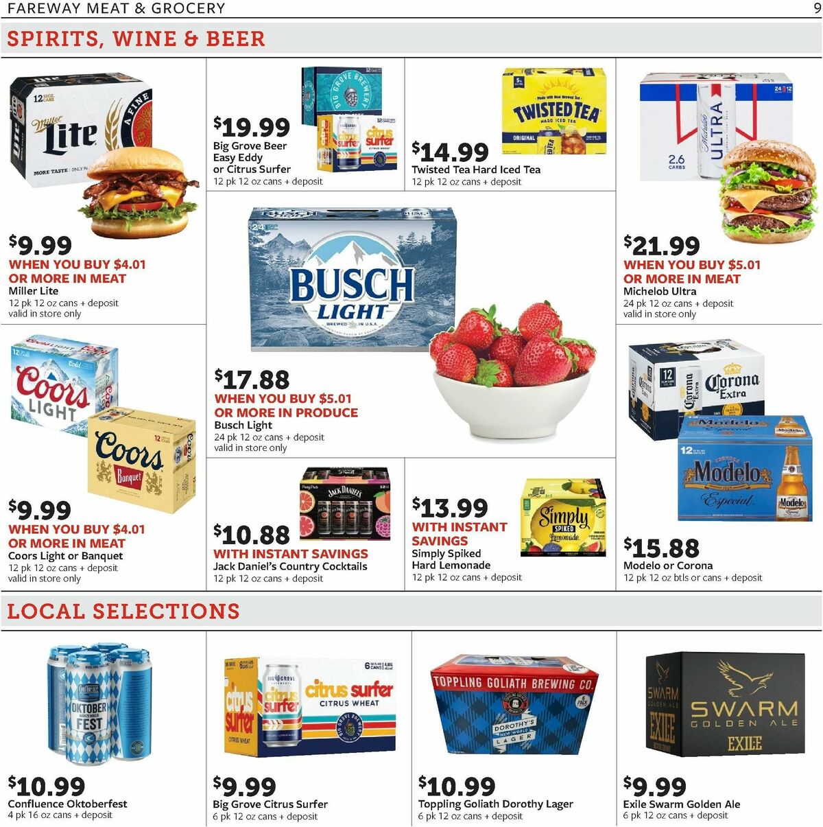 Fareway Weekly Ad from October 28