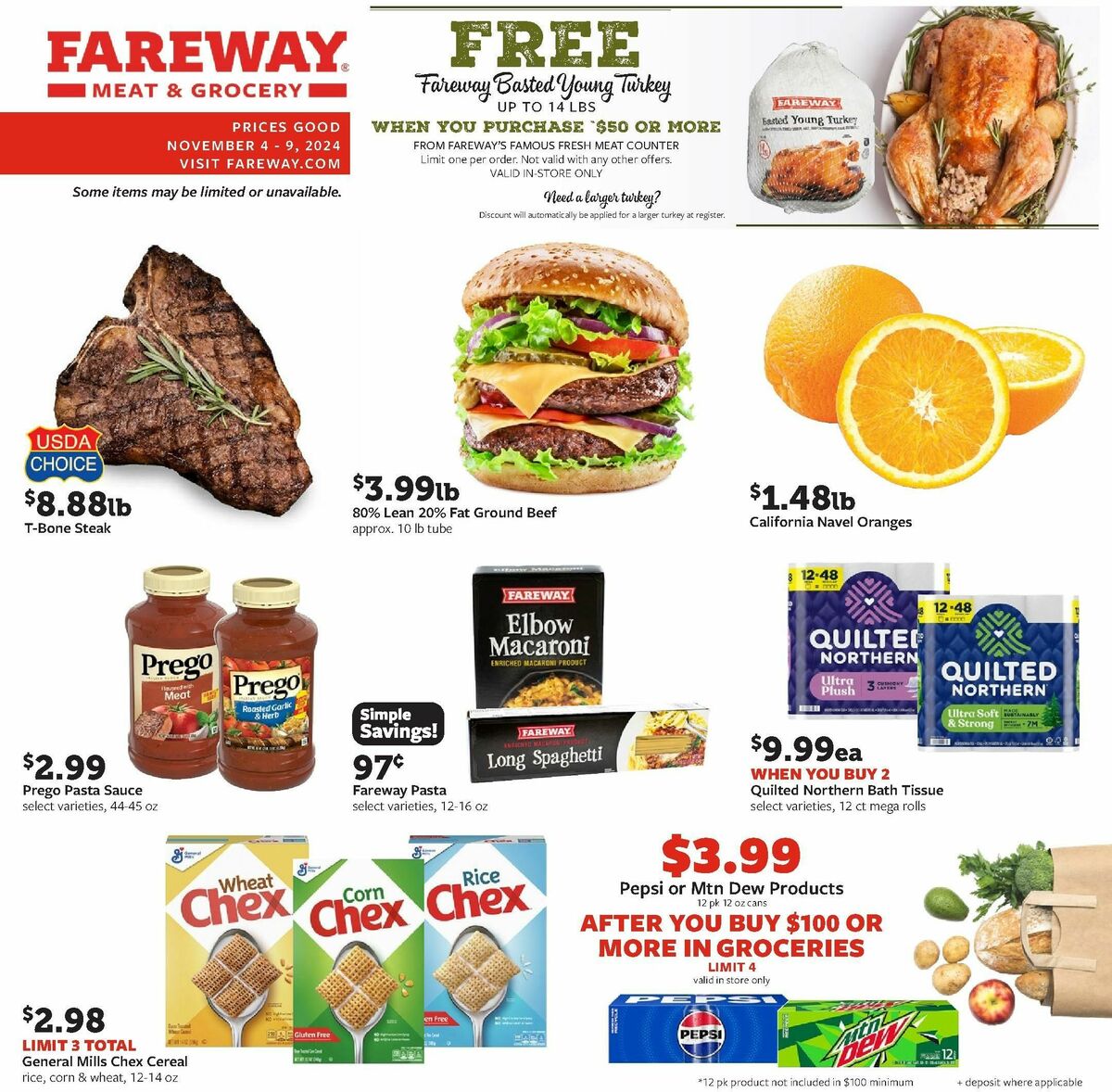 Fareway Weekly Ad from November 4