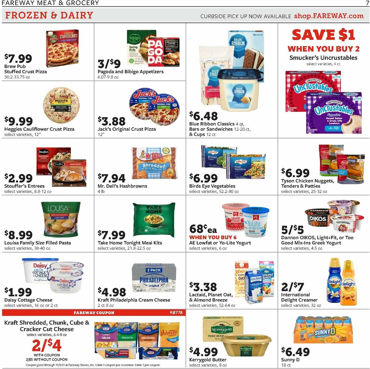 Fareway Weekly Ad from November 4