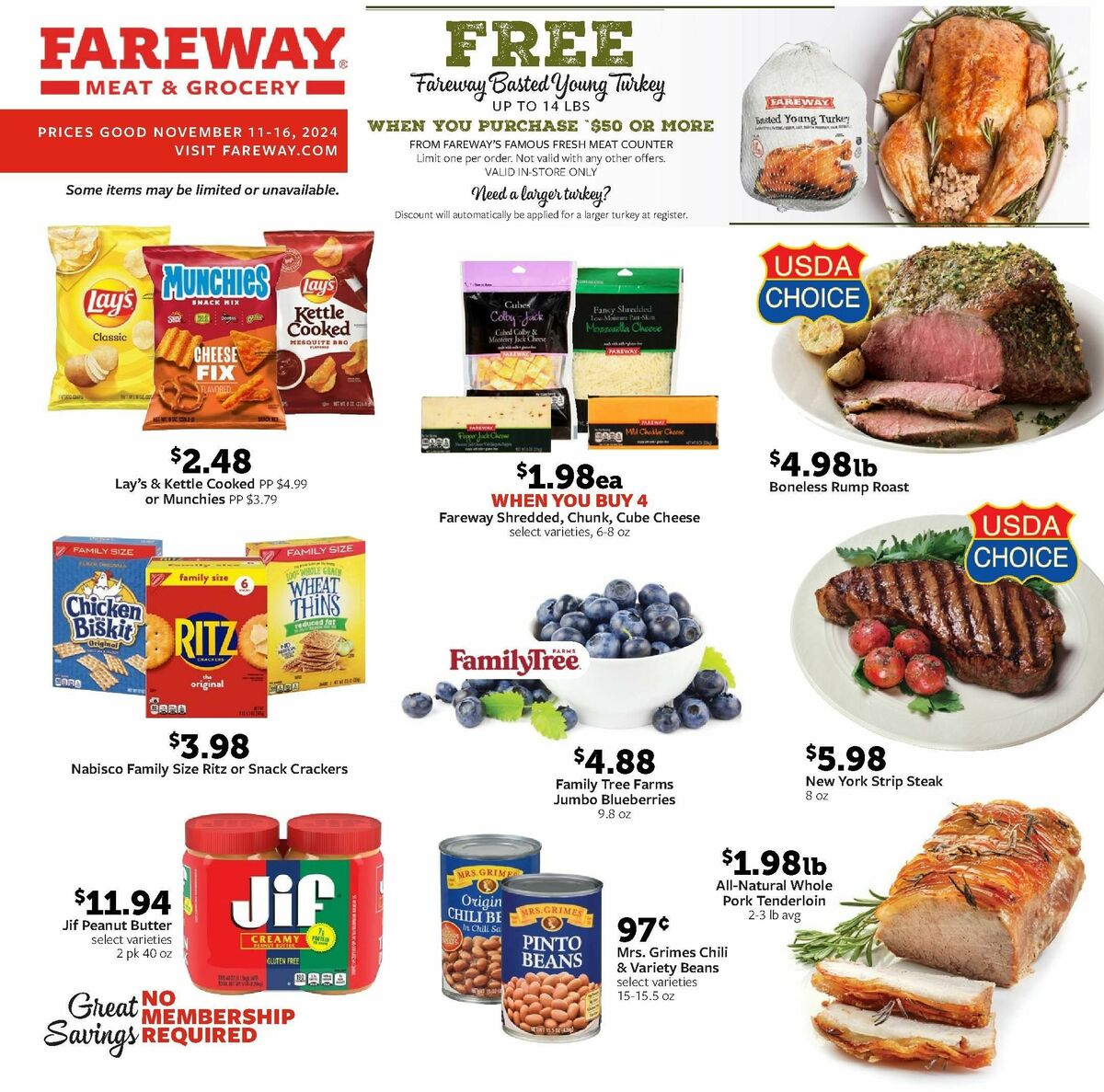 Fareway Weekly Ad from November 10