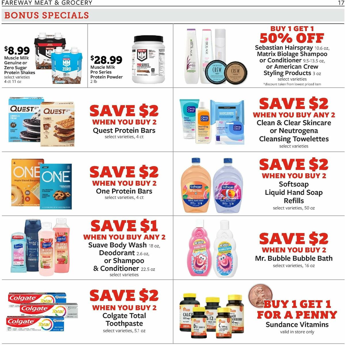 Fareway Weekly Ad from November 10