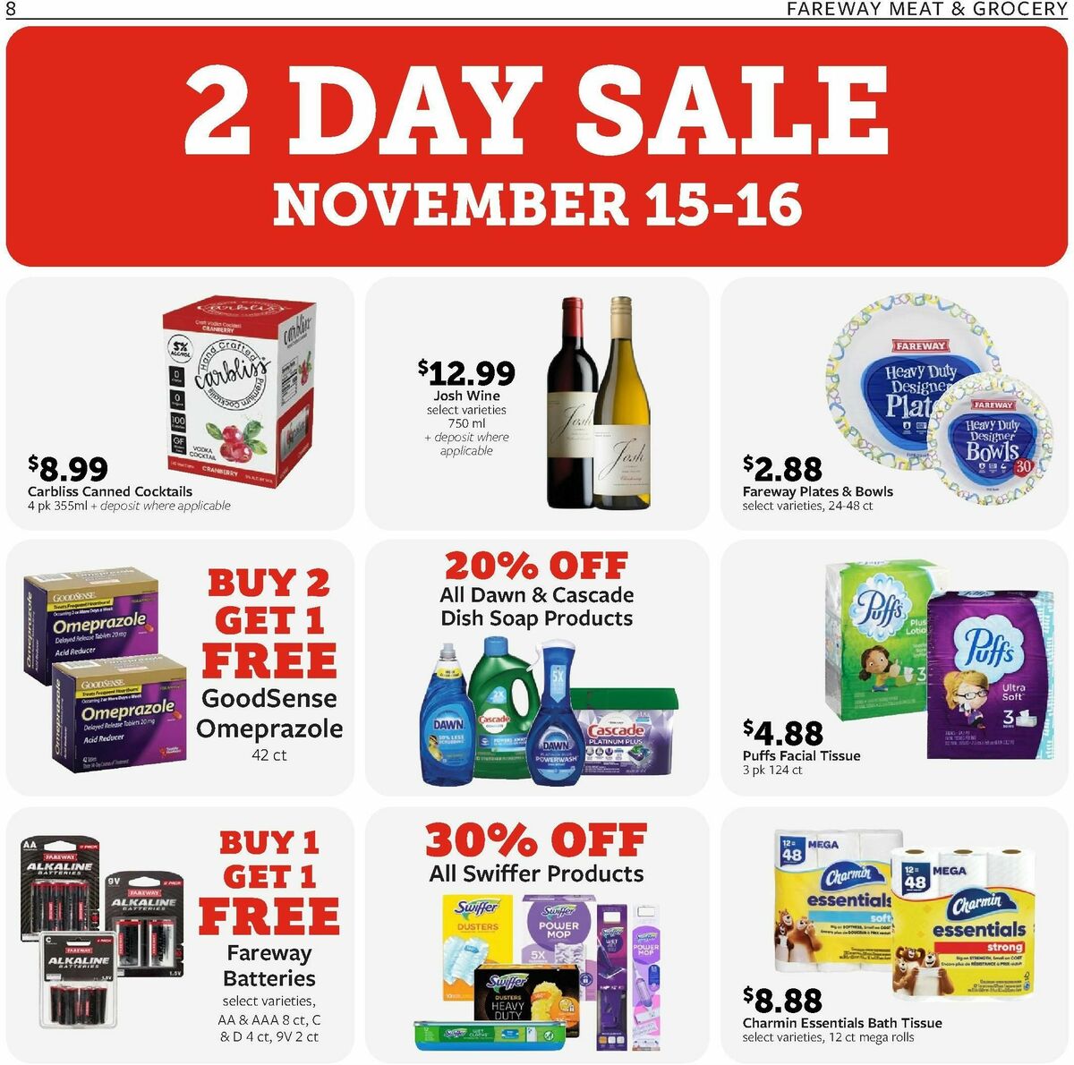 Fareway Weekly Ad from November 10