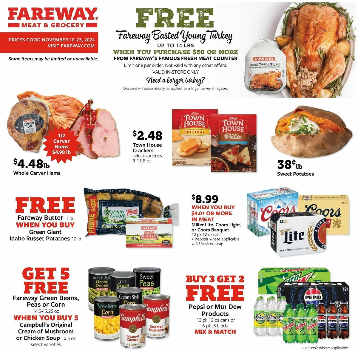 Fareway Weekly Ad from November 18