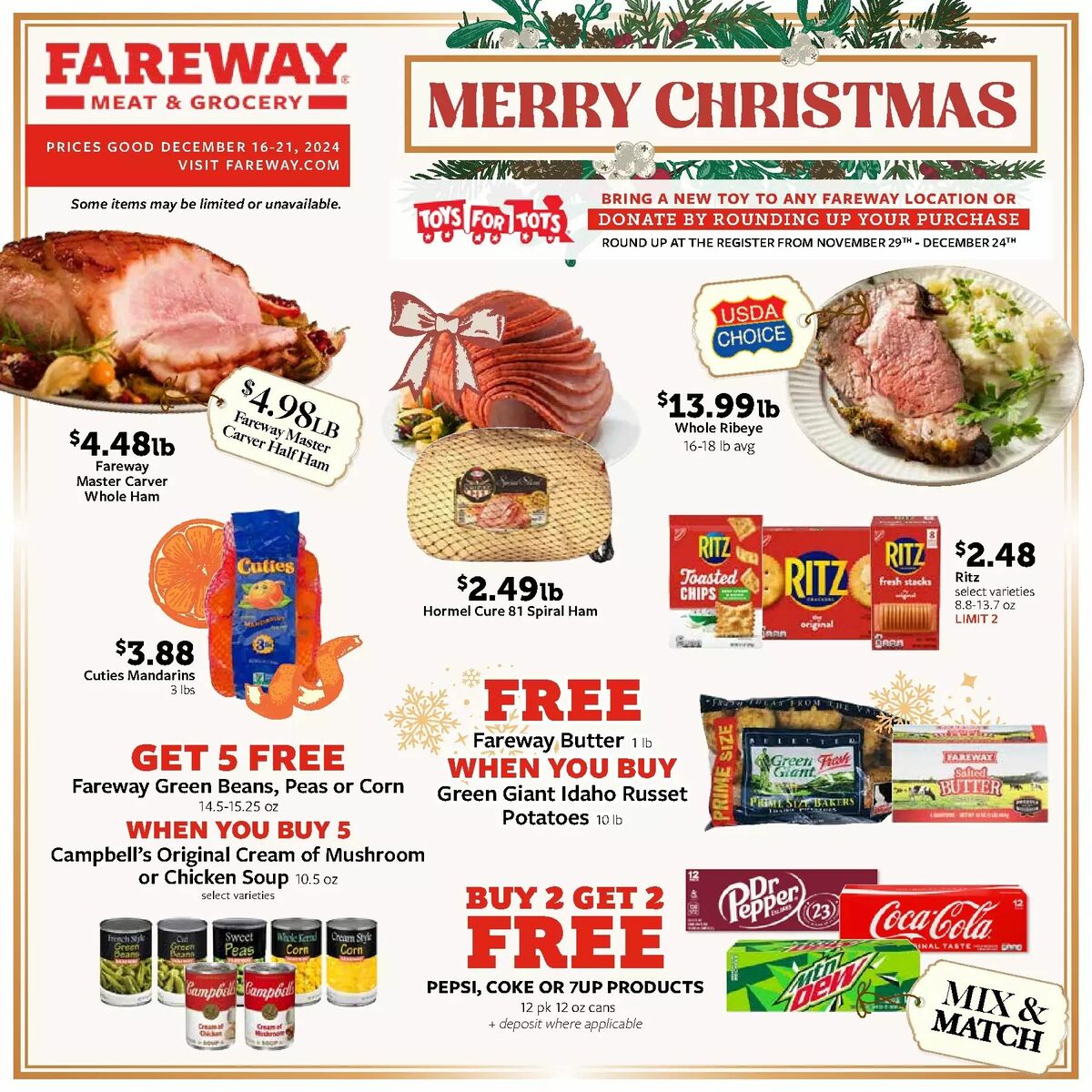 Fareway Weekly Ad from December 16