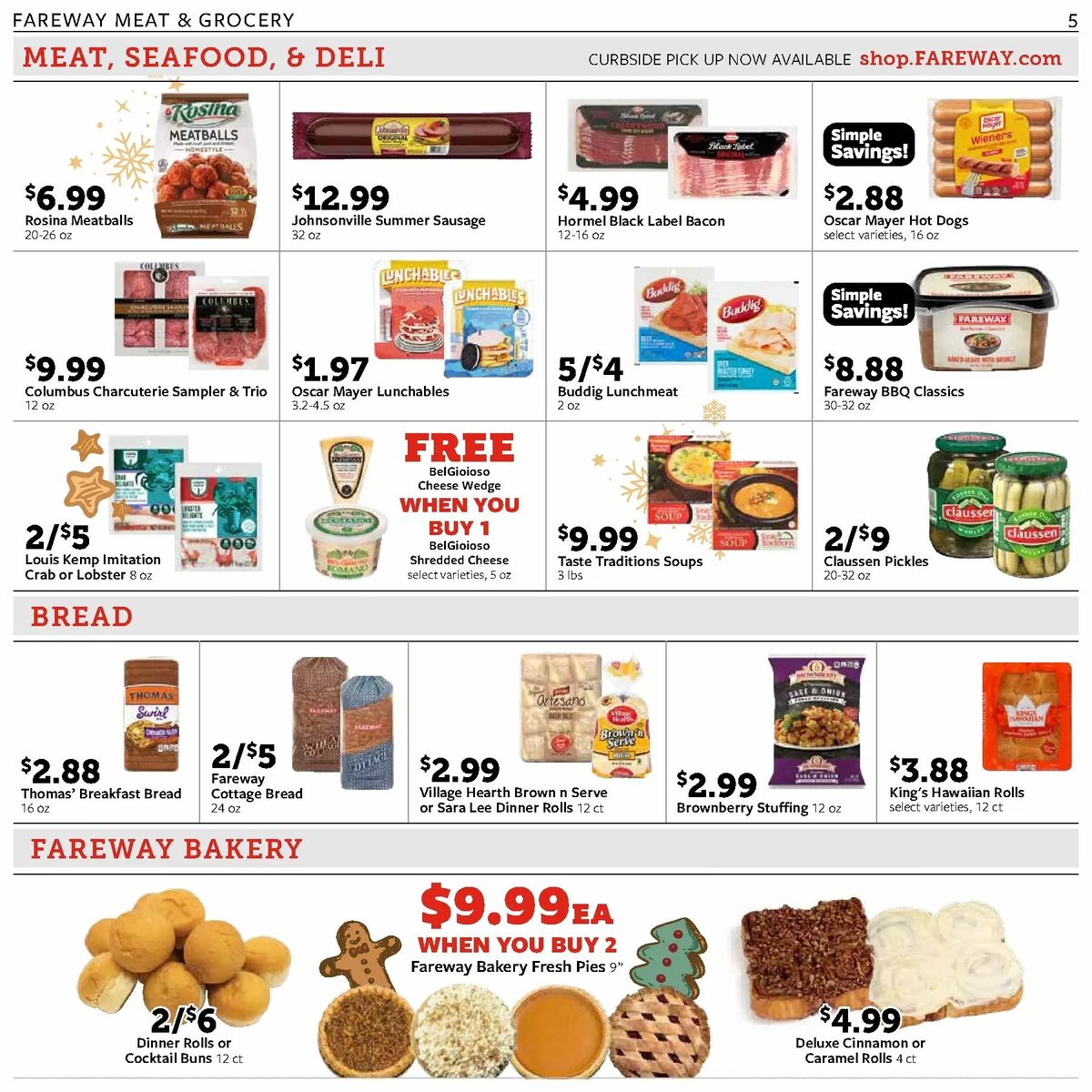 Fareway Weekly Ad from December 16