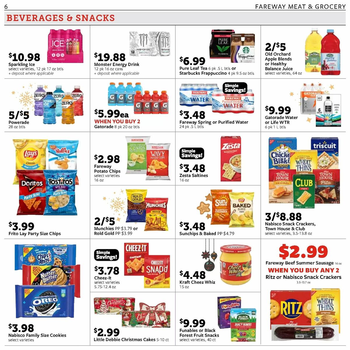 Fareway Weekly Ad from December 16