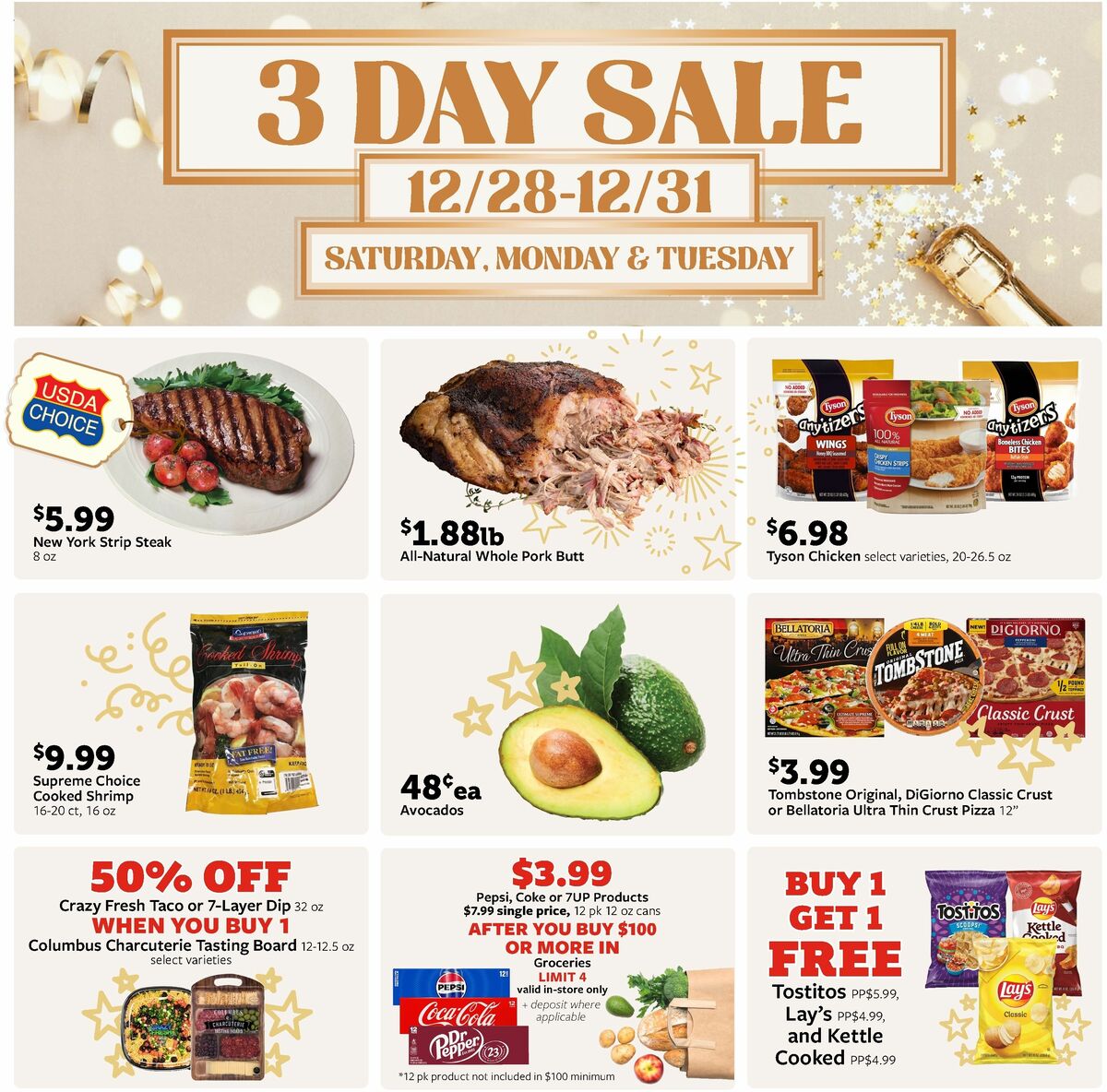 Fareway 3-Day Sale Weekly Ad from December 28