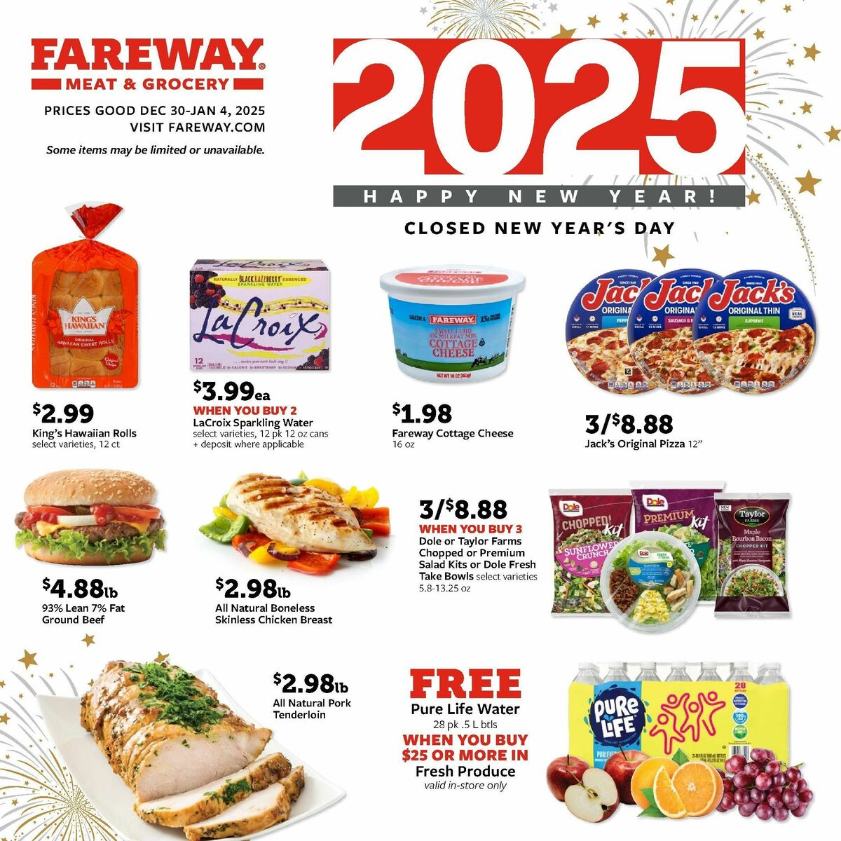 Fareway Weekly Ad from December 30