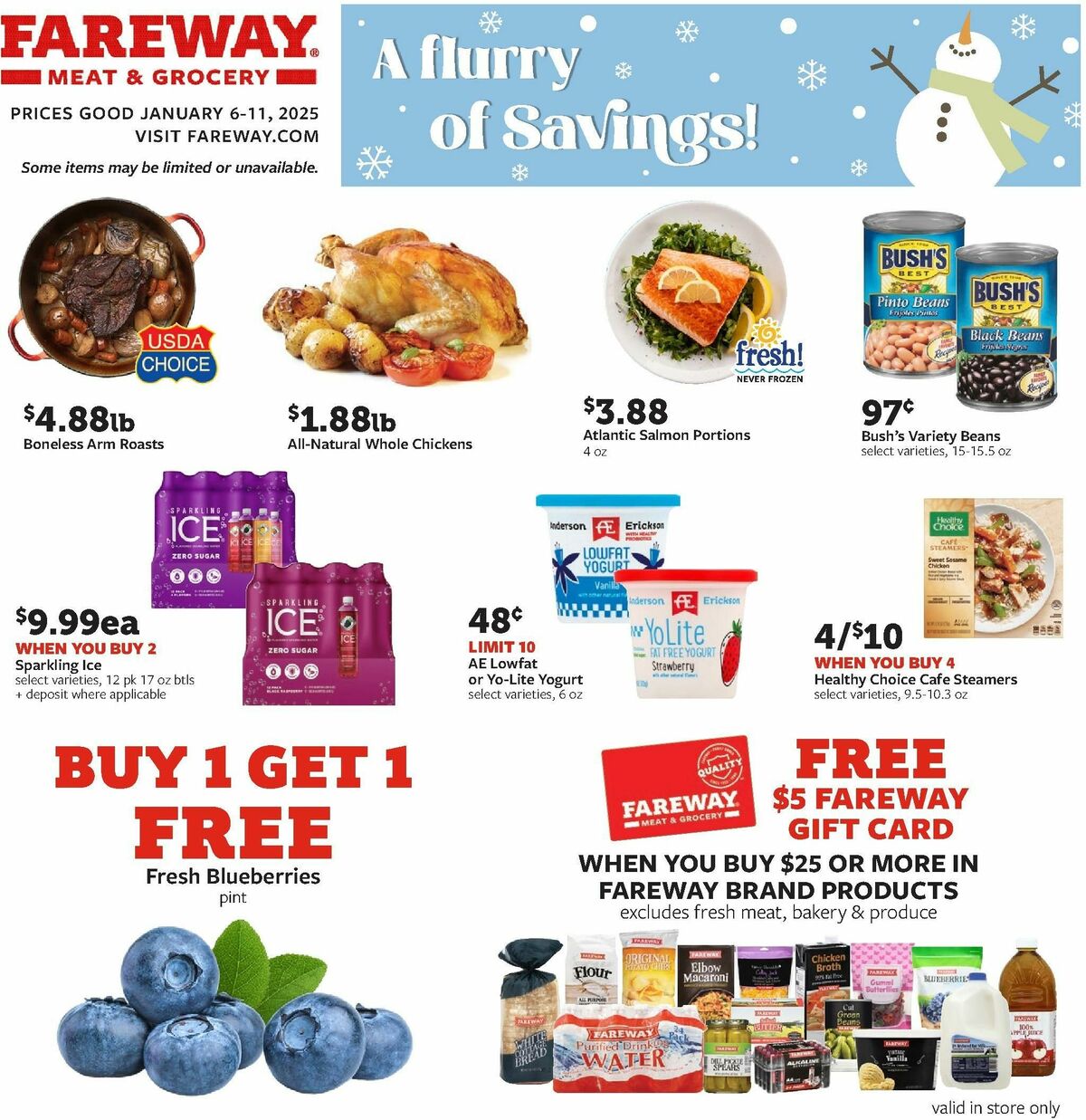 Fareway Weekly Ad from January 6