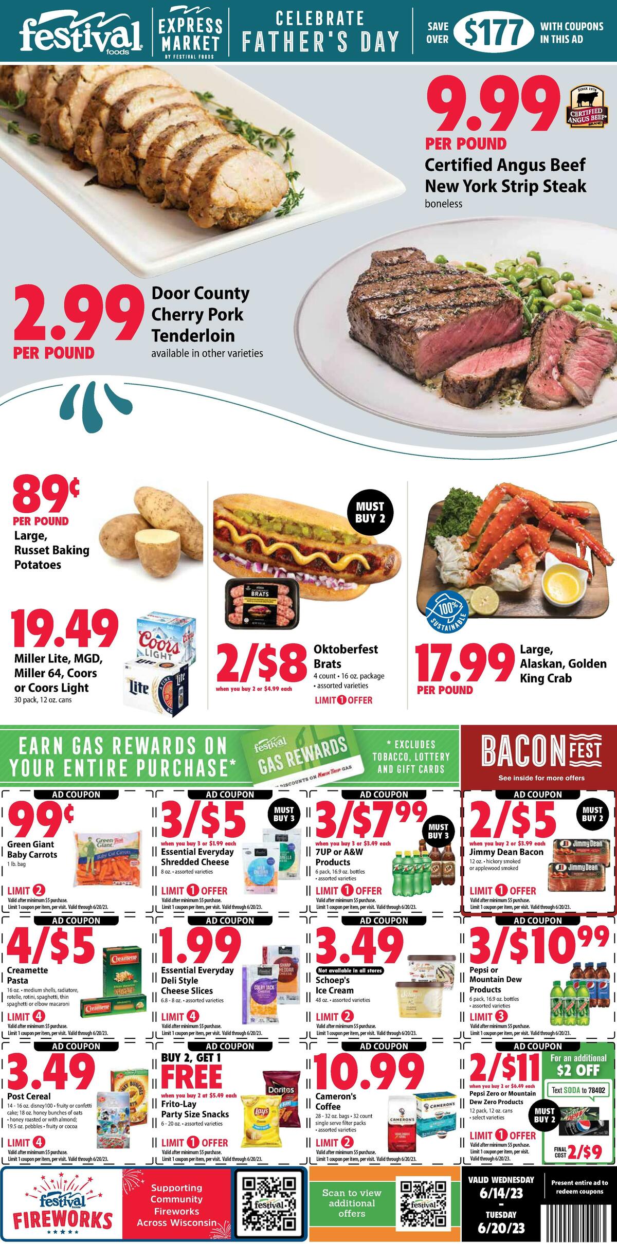 Festival Foods Weekly Ad from June 14