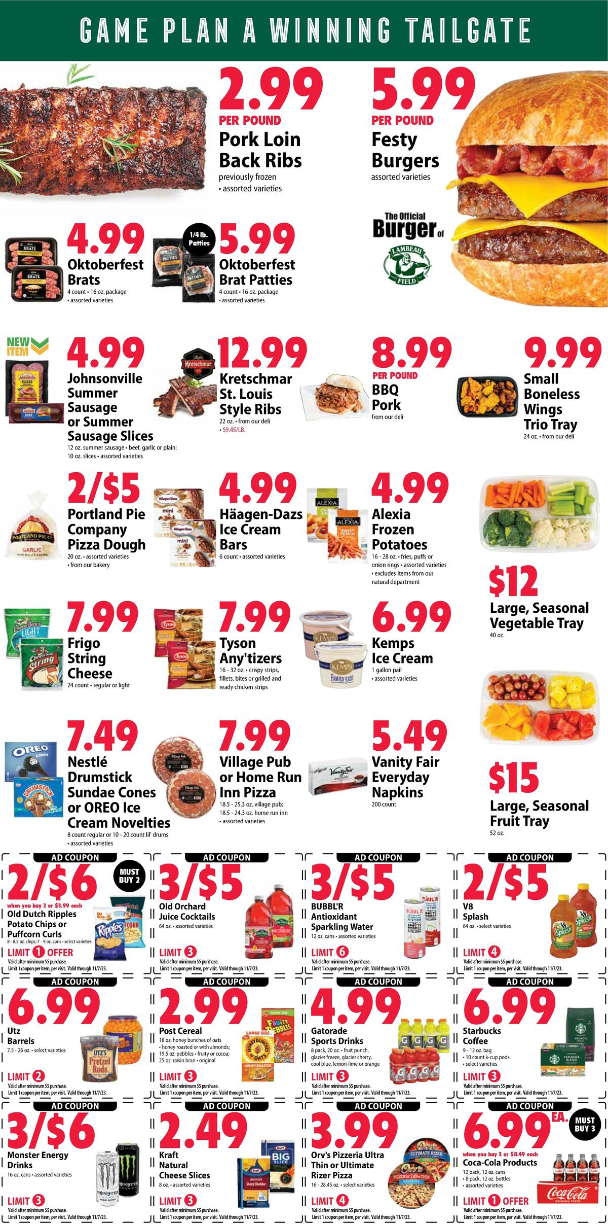 Festival Foods Weekly Ad from November 1