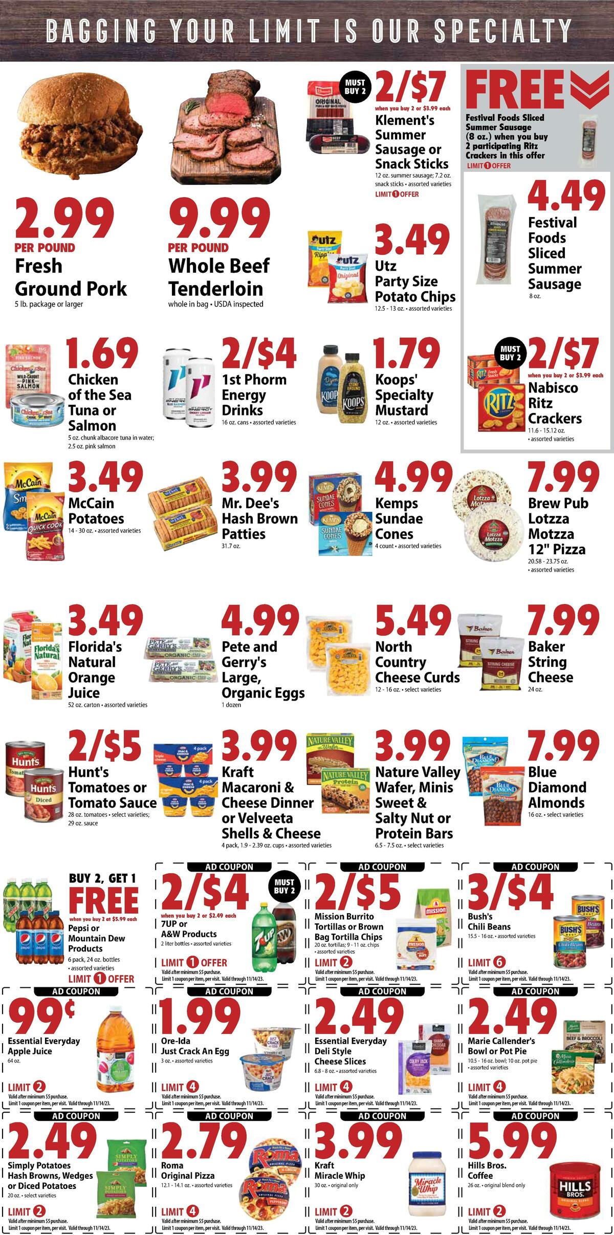 Festival Foods Weekly Ad from November 8