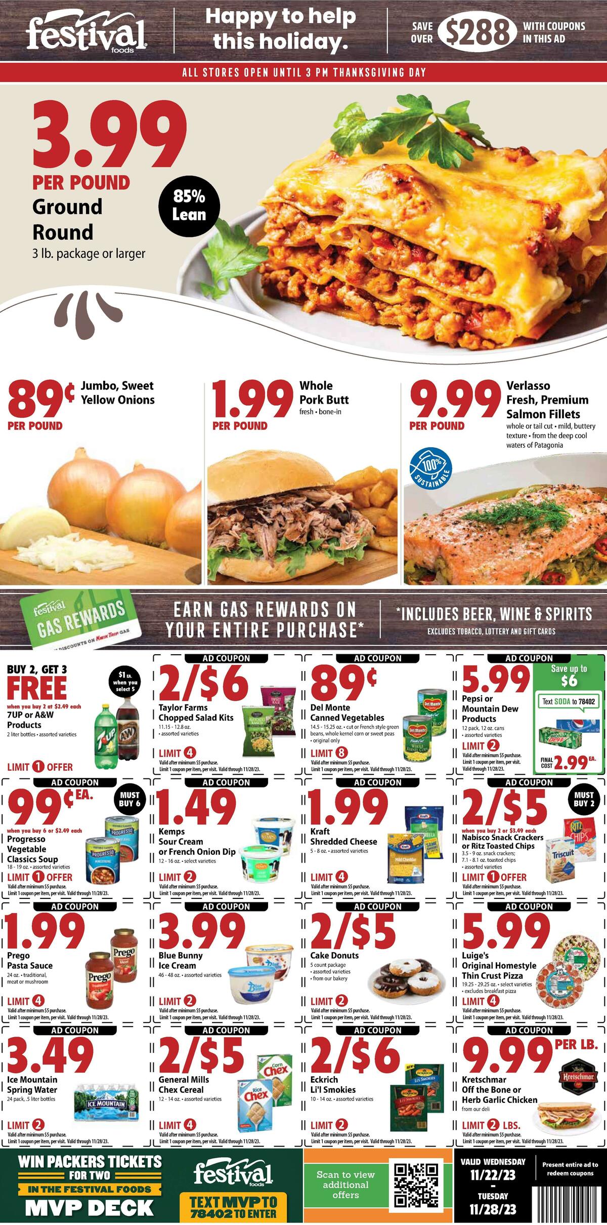 Festival Foods Weekly Ad from November 22