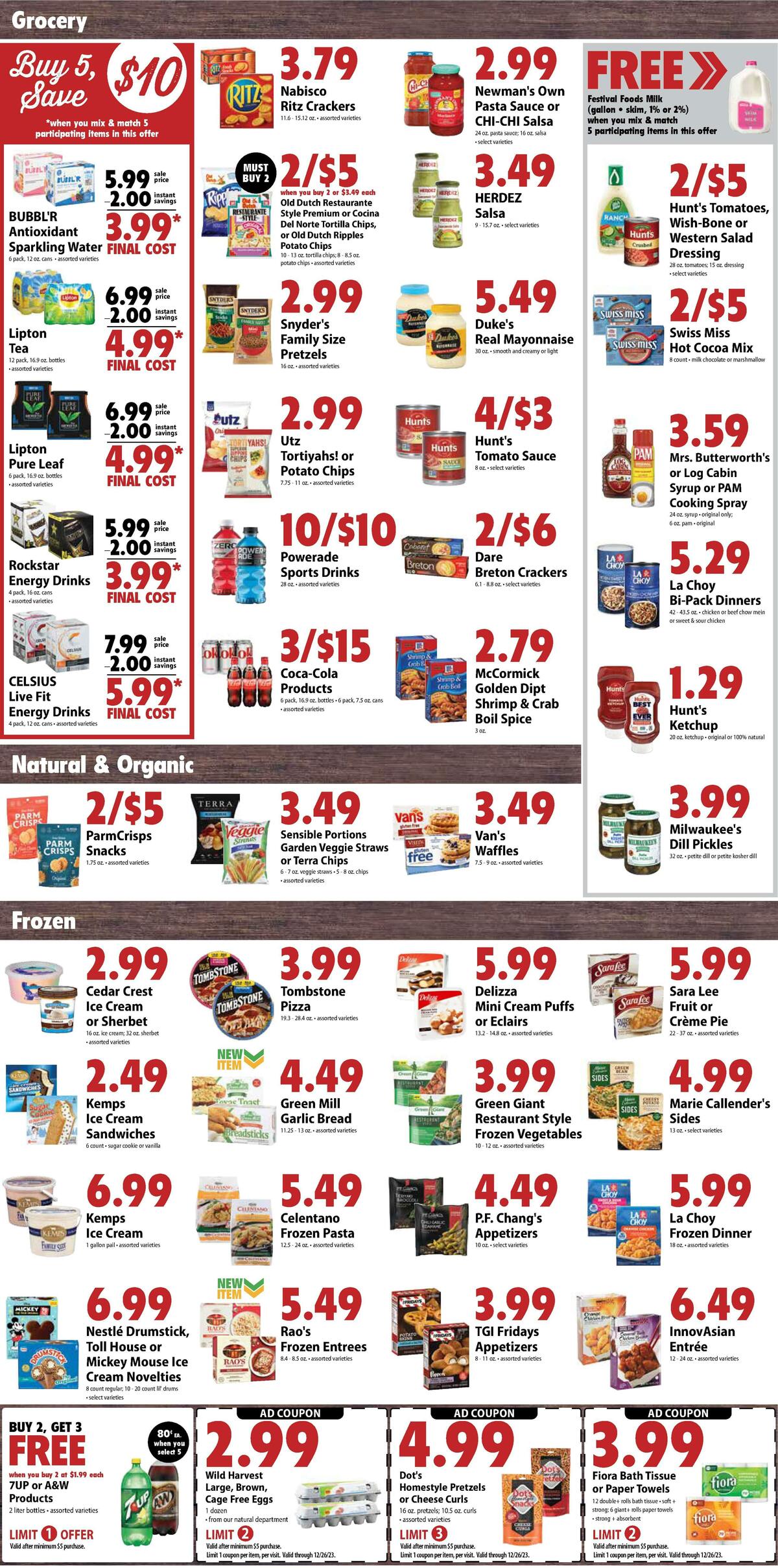 Festival Foods Weekly Ad from December 20