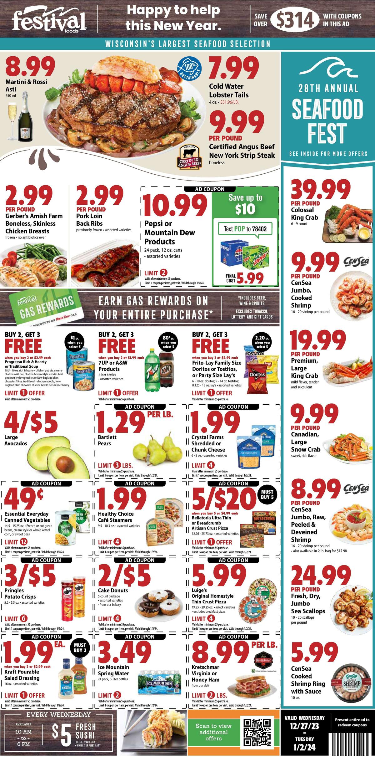 Festival Foods Weekly Ad from December 26