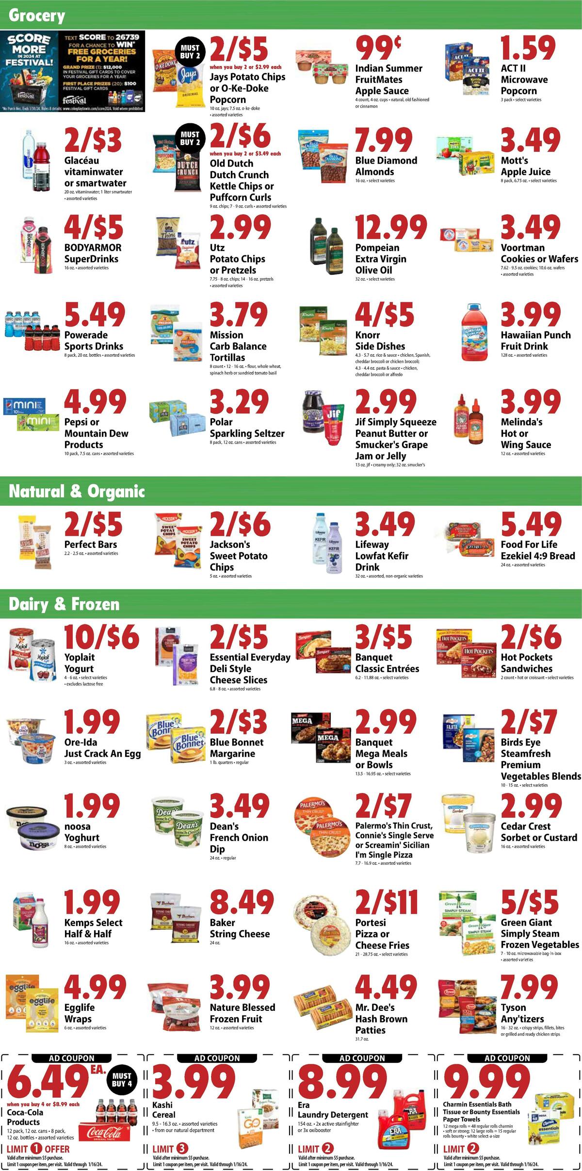 Festival Foods Weekly Ad from January 10