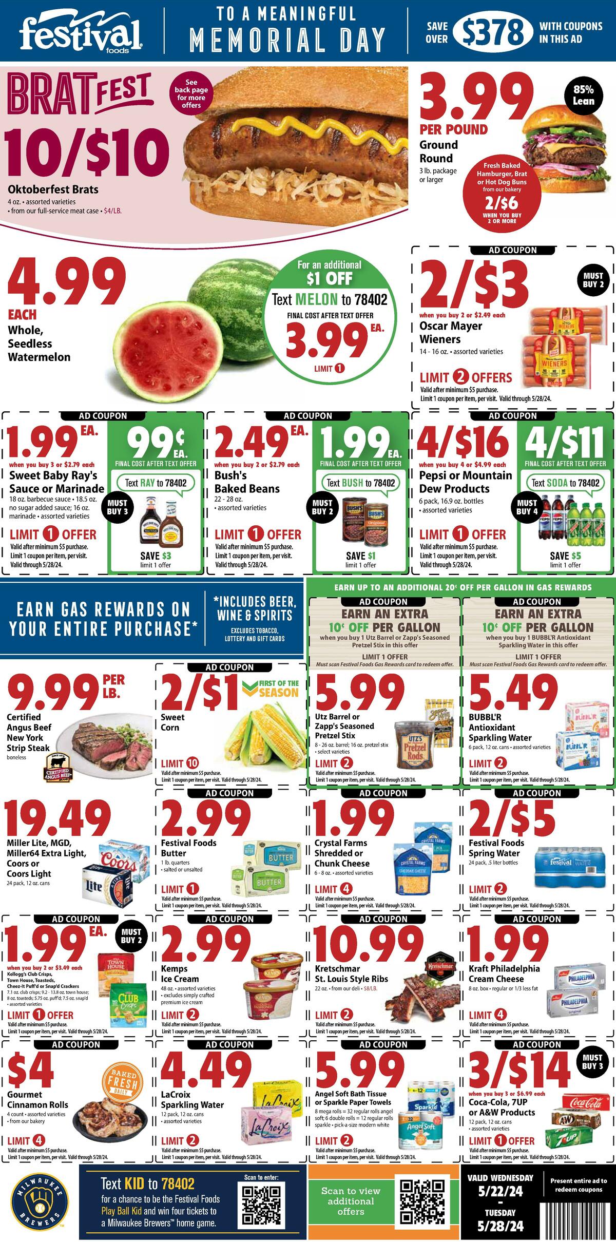 Festival Foods Weekly Ad from May 22