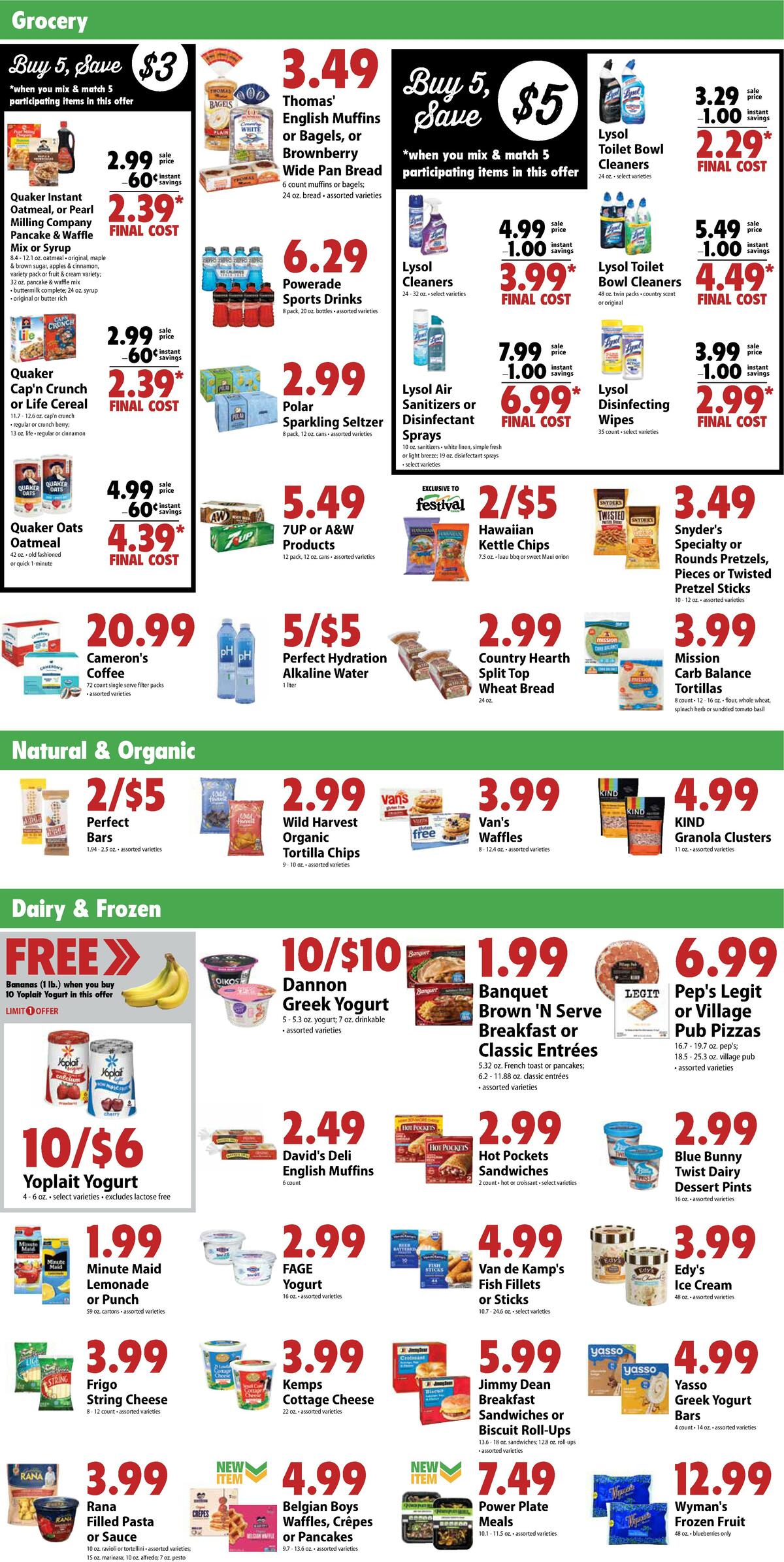 Festival Foods Weekly Ad from August 7