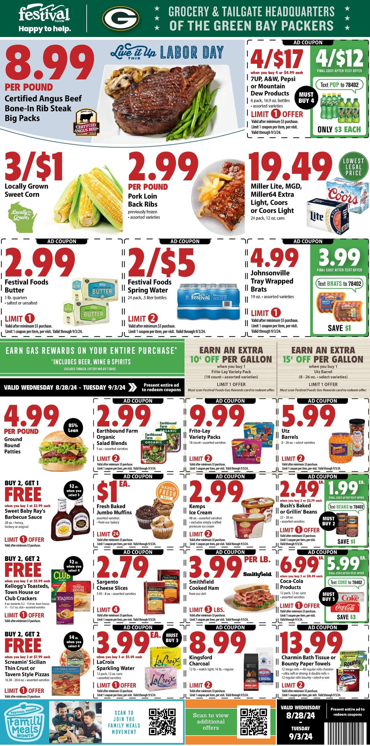 Festival Foods Weekly Ad from August 28