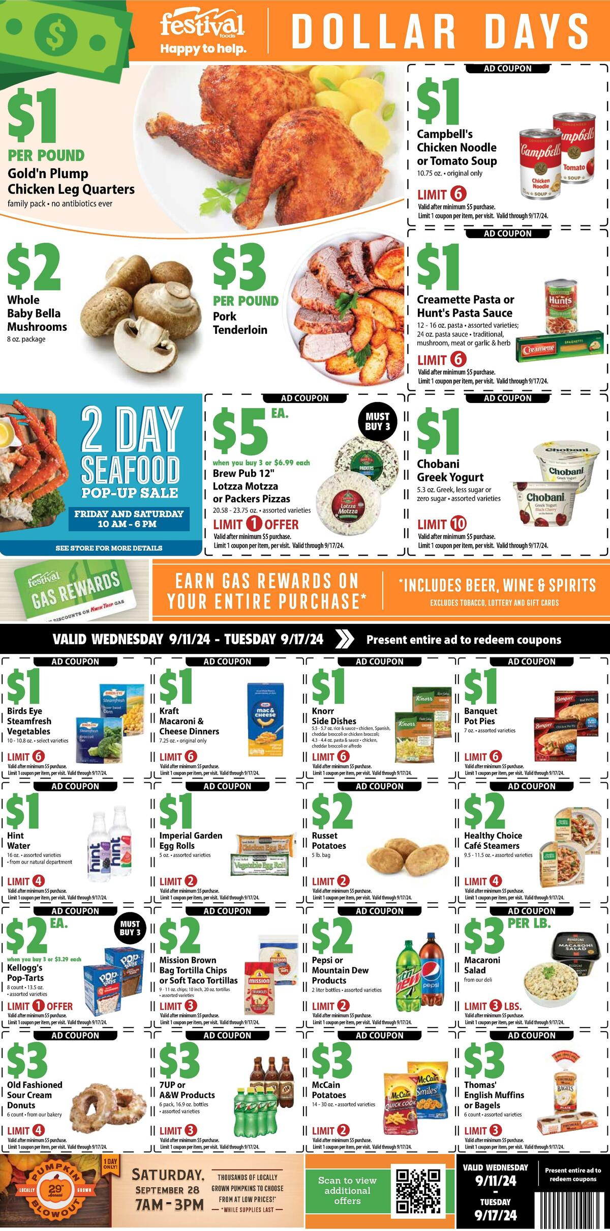 Festival Foods Weekly Ad from September 11