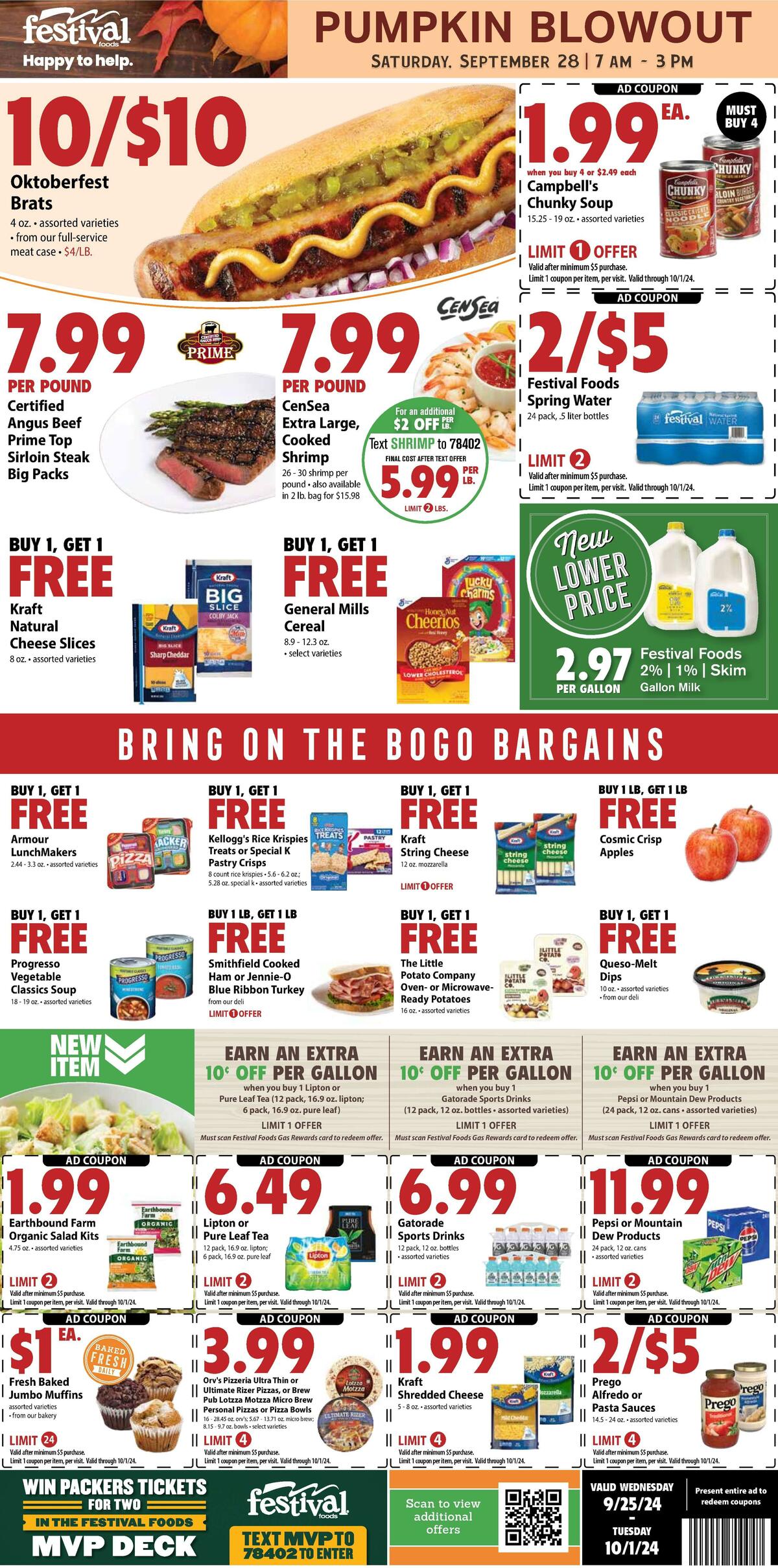 Festival Foods Weekly Ad from September 25