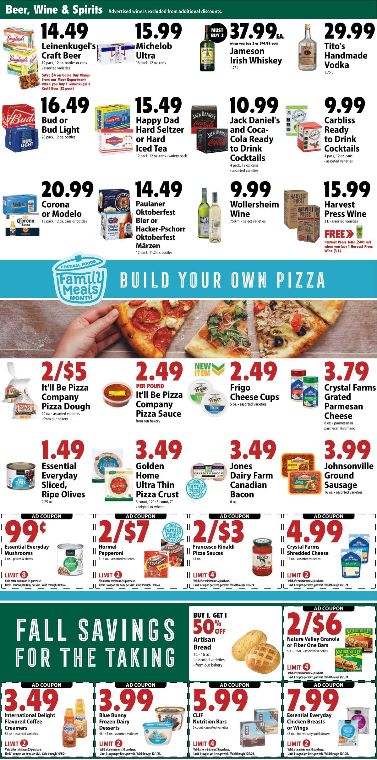 Festival Foods Weekly Ad from September 25