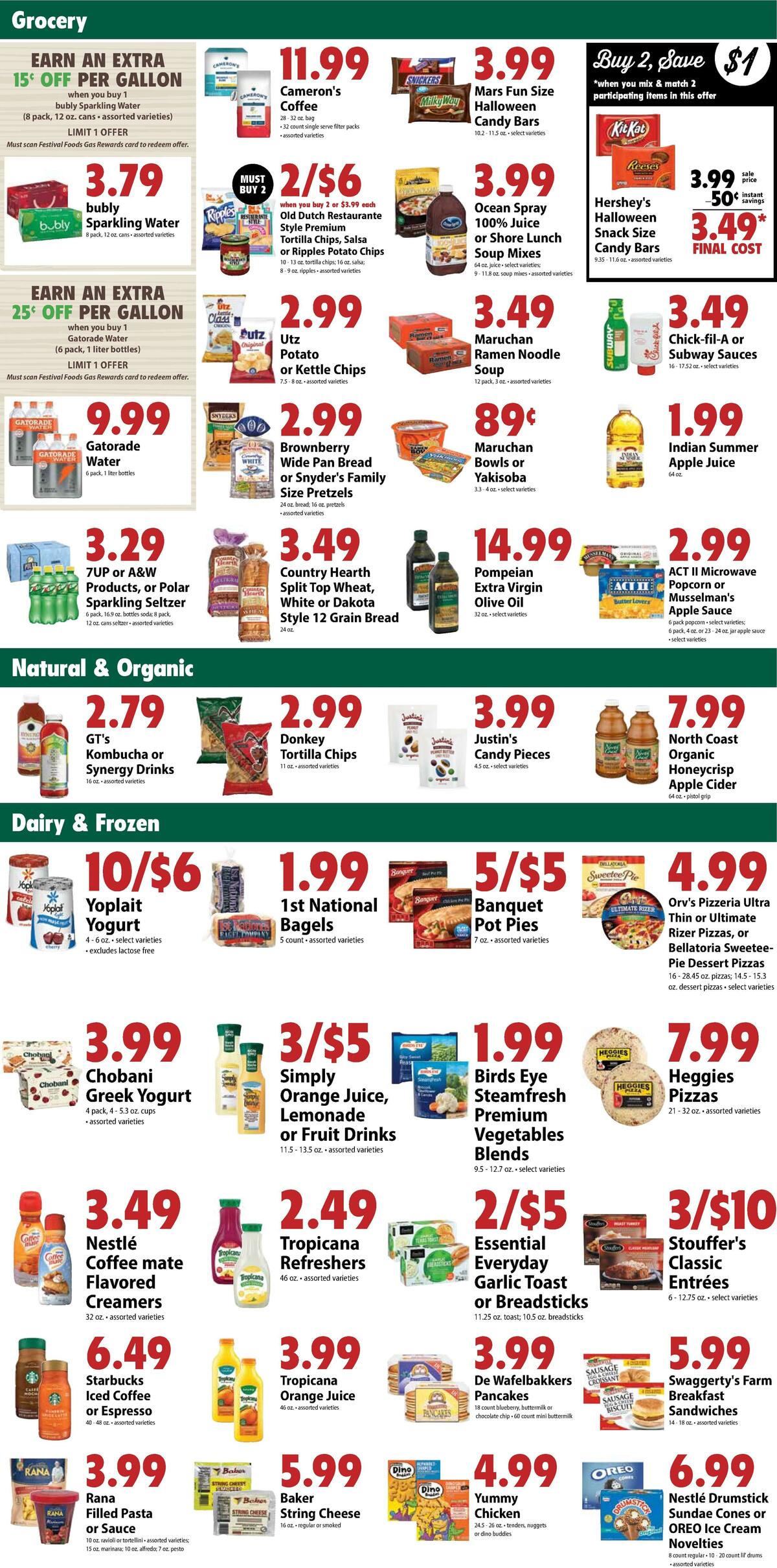 Festival Foods Weekly Ad from October 9