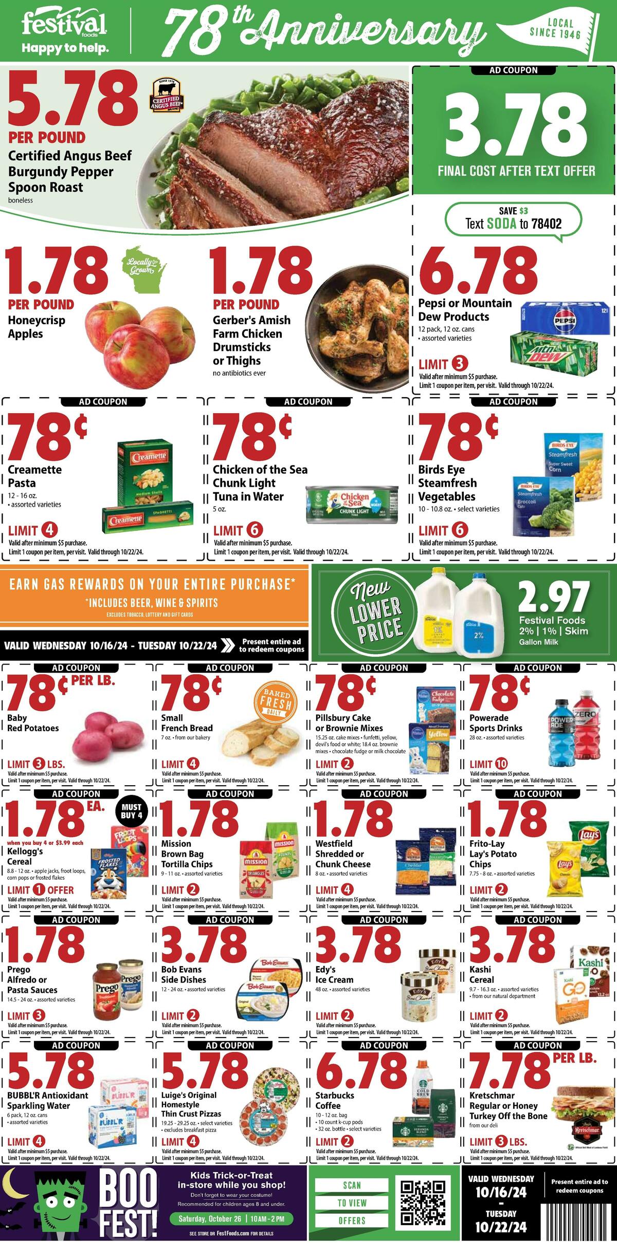 Festival Foods Weekly Ad from October 16