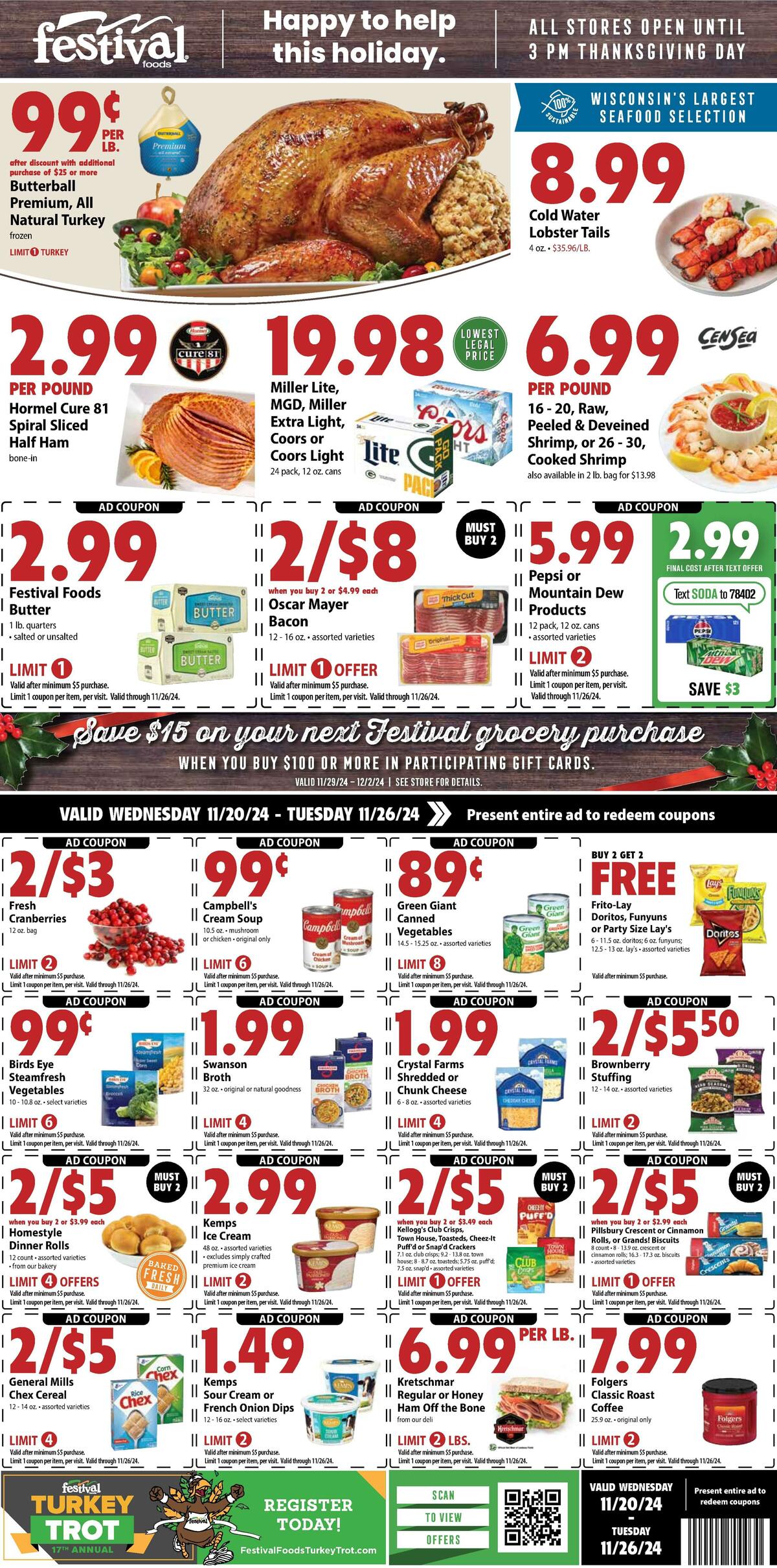 Festival Foods Weekly Ad from November 20