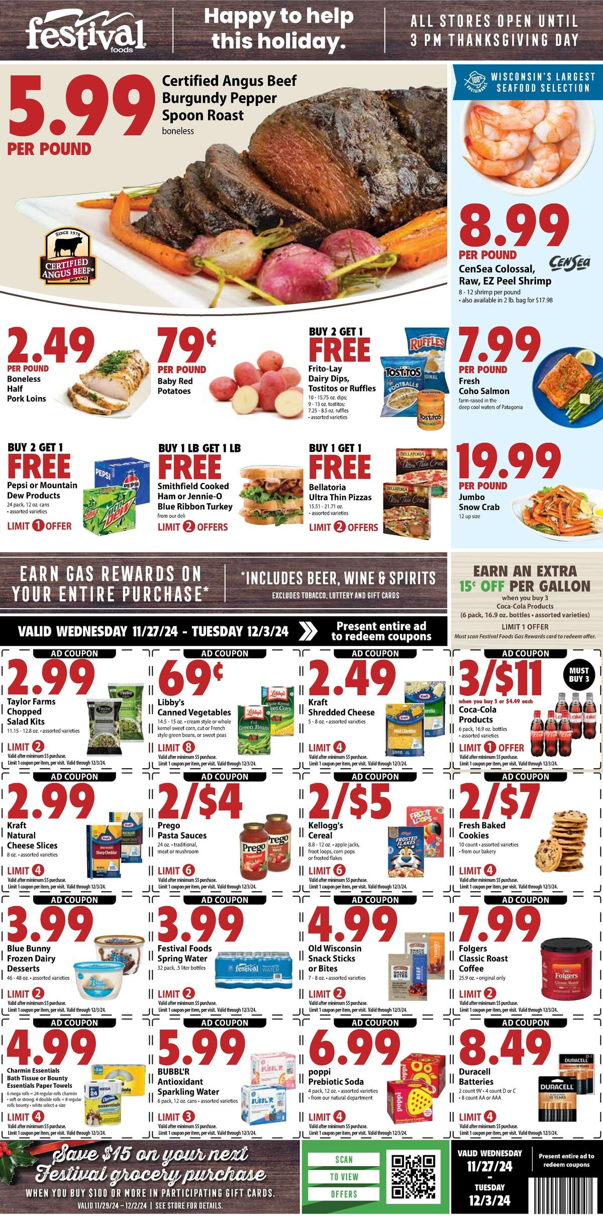 Festival Foods Weekly Ad from November 27