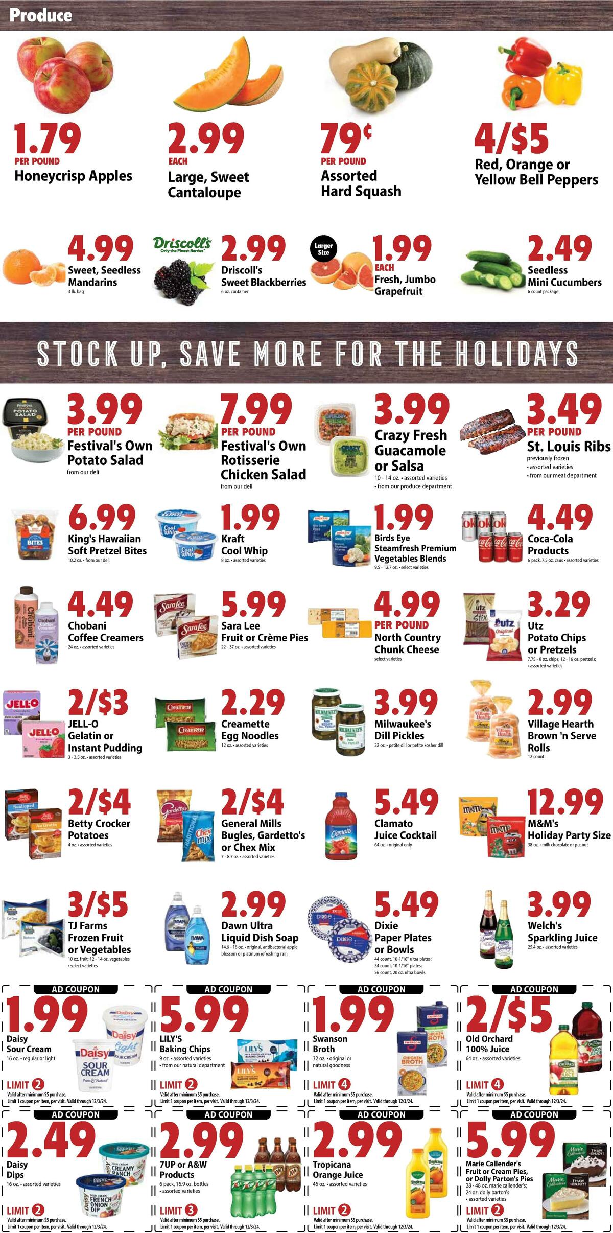 Festival Foods Weekly Ad from November 27