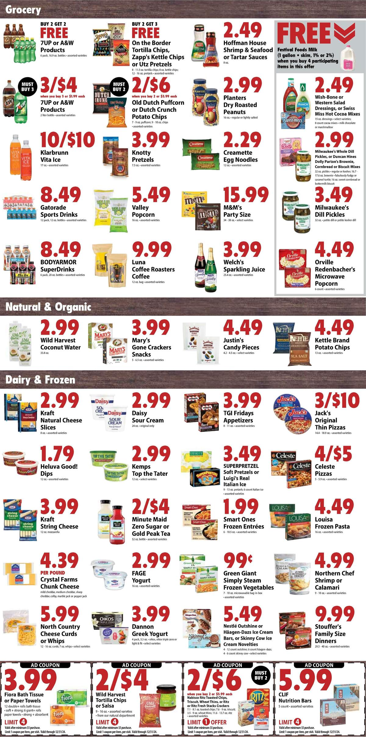 Festival Foods Weekly Ad from December 25