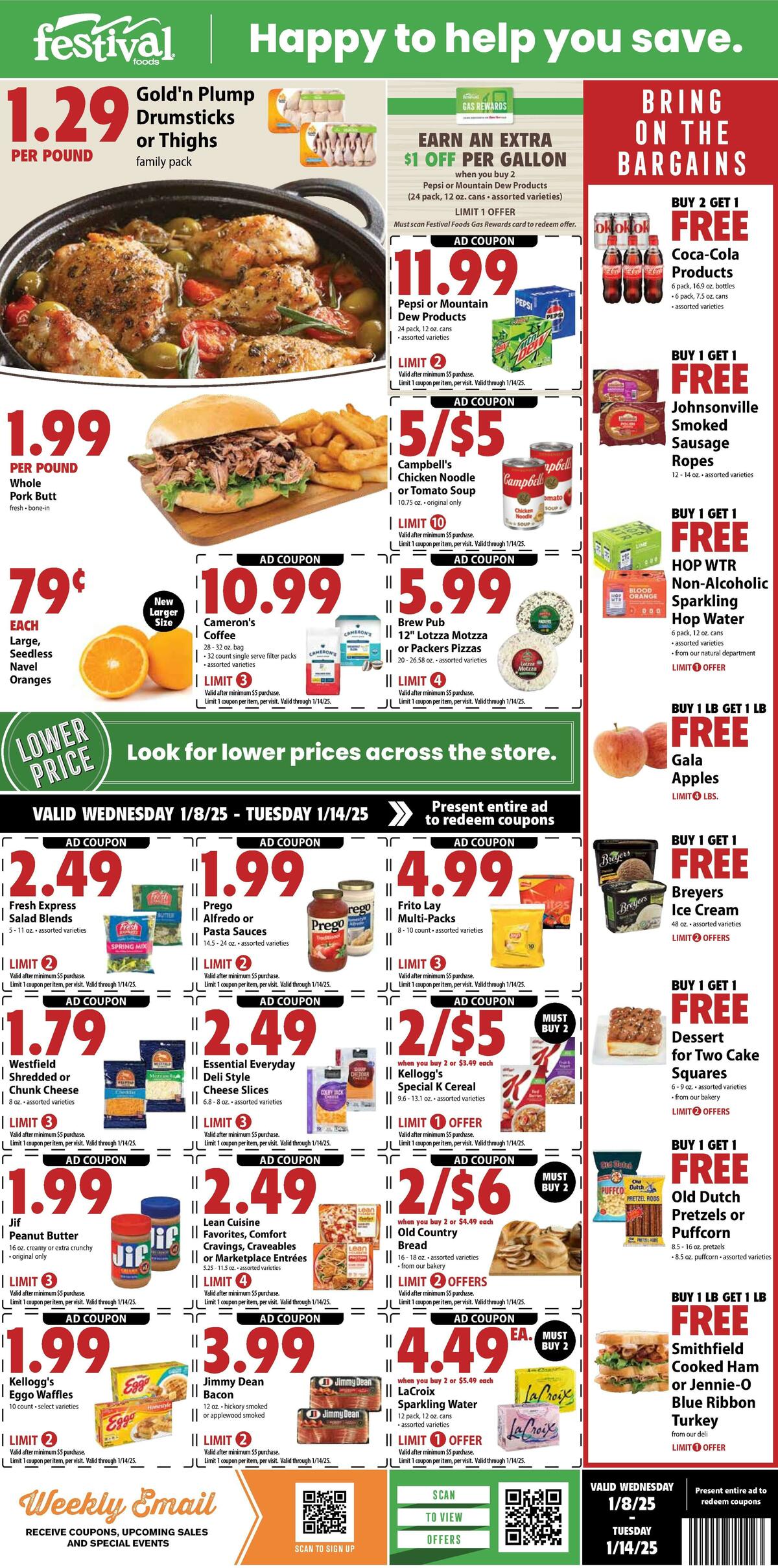 Festival Foods Weekly Ad from January 8