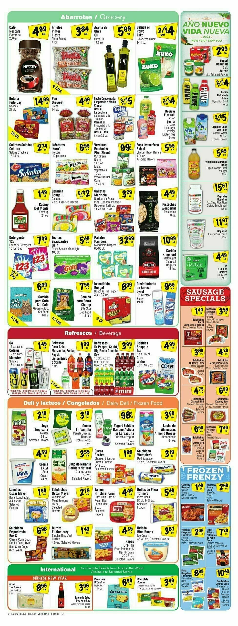 Fiesta Mart Weekly Ad from January 10