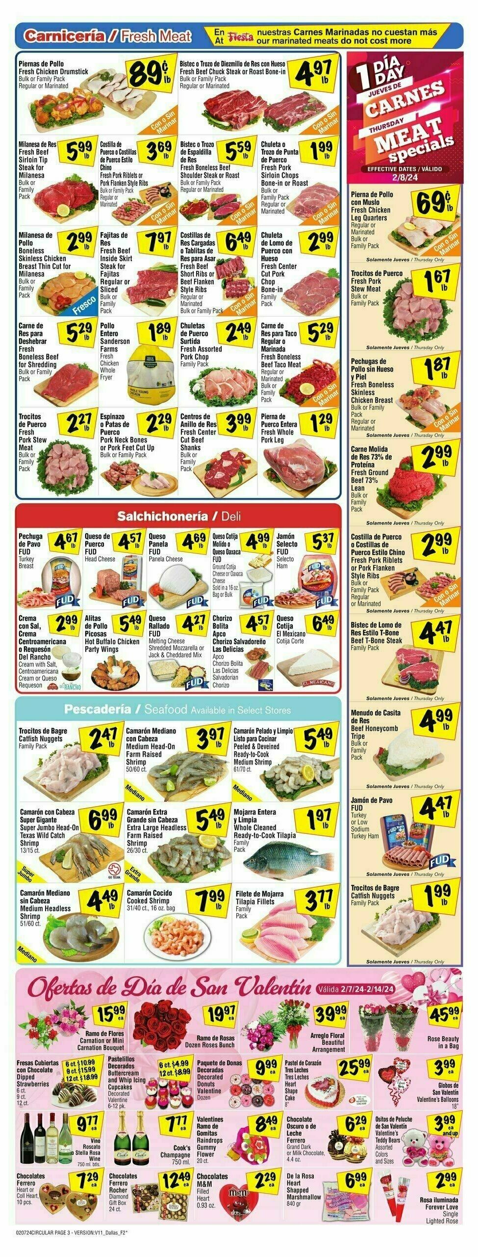 Fiesta Mart Weekly Ad from February 7