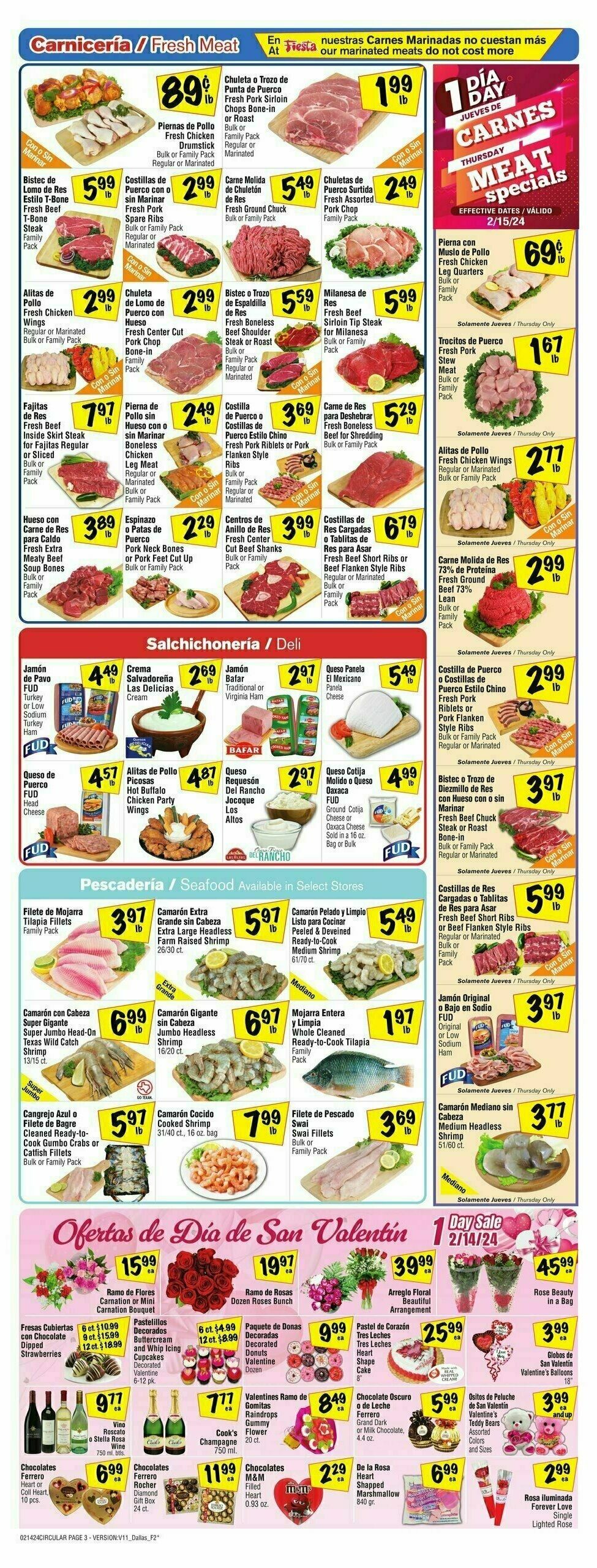 Fiesta Mart Weekly Ad from February 14