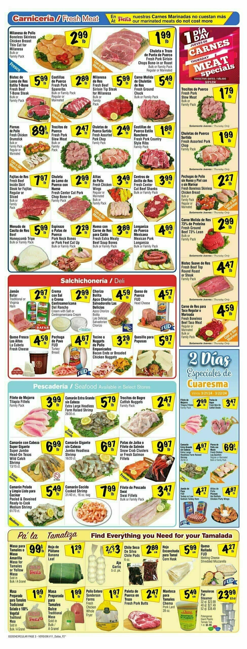 Fiesta Mart Weekly Ad from March 20