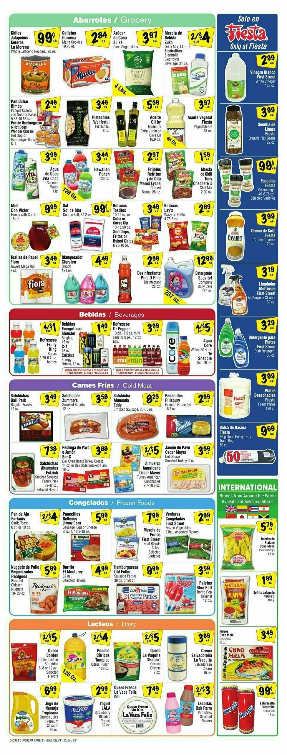 Fiesta Mart Weekly Ad from April 3