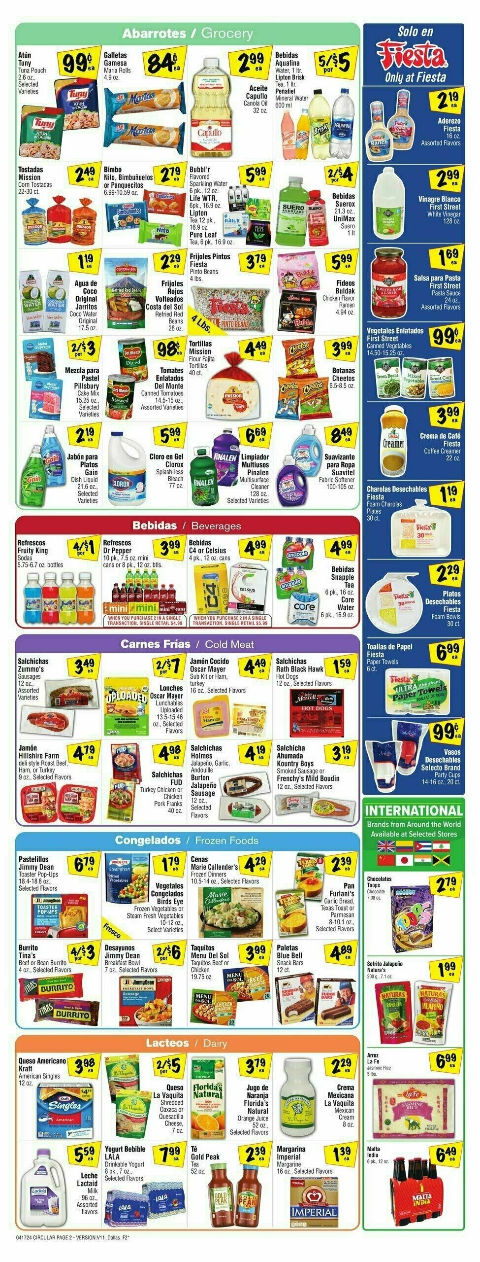 Fiesta Mart Weekly Ad from April 17