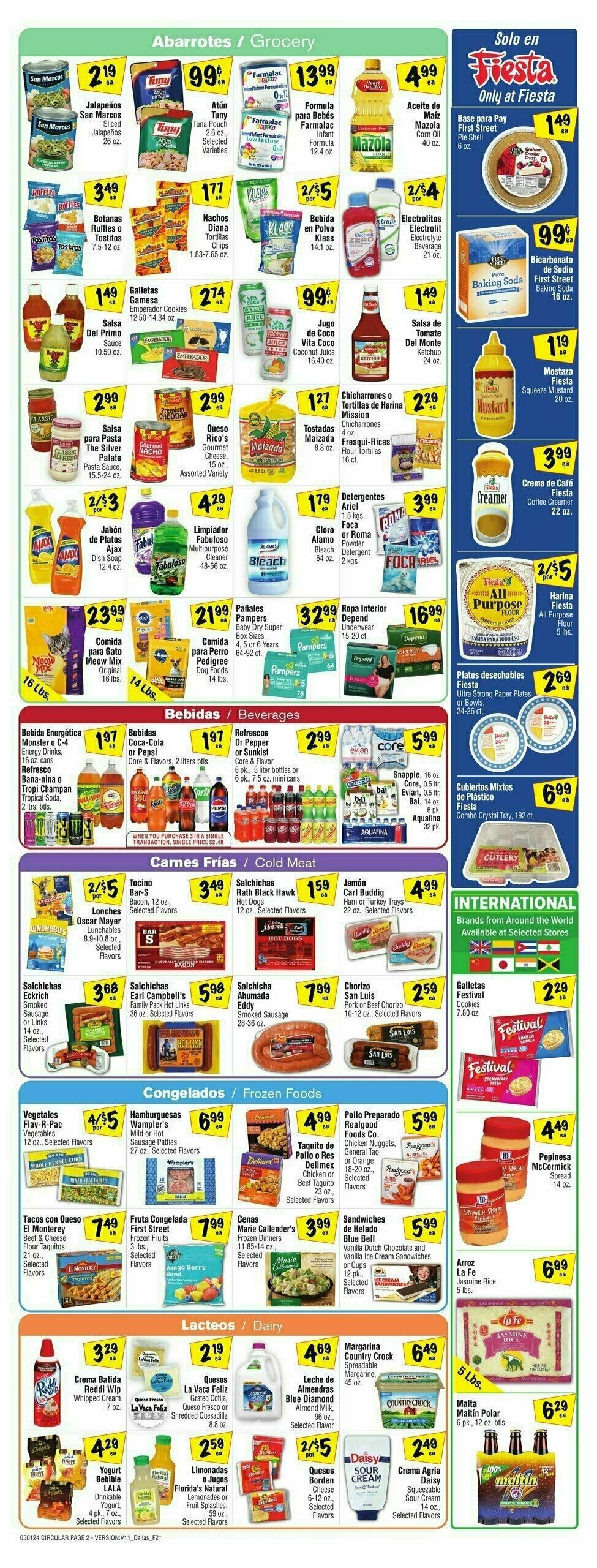 Fiesta Mart Weekly Ad from May 1