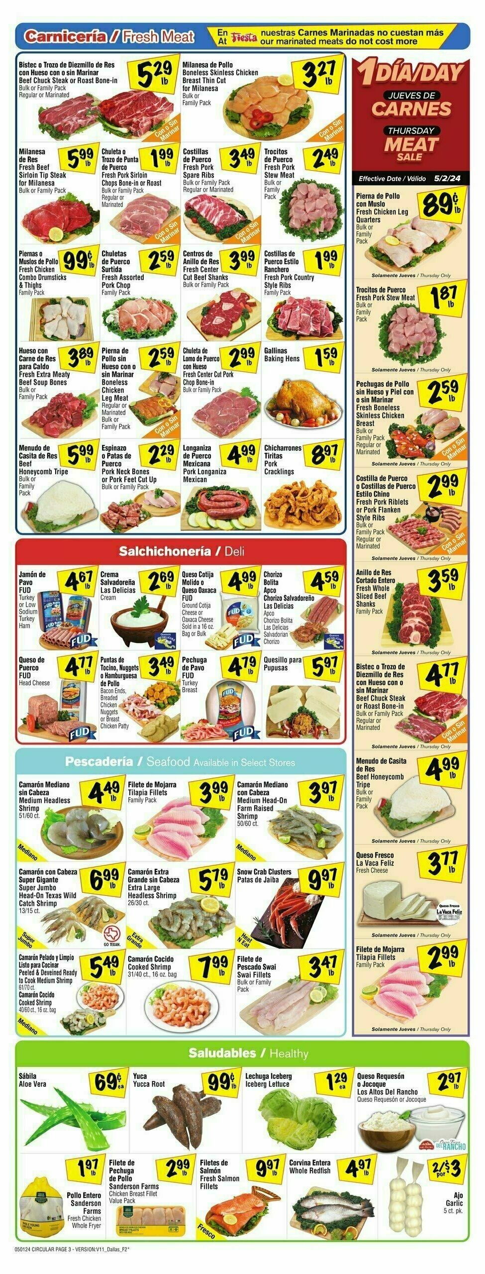 Fiesta Mart Weekly Ad from May 1