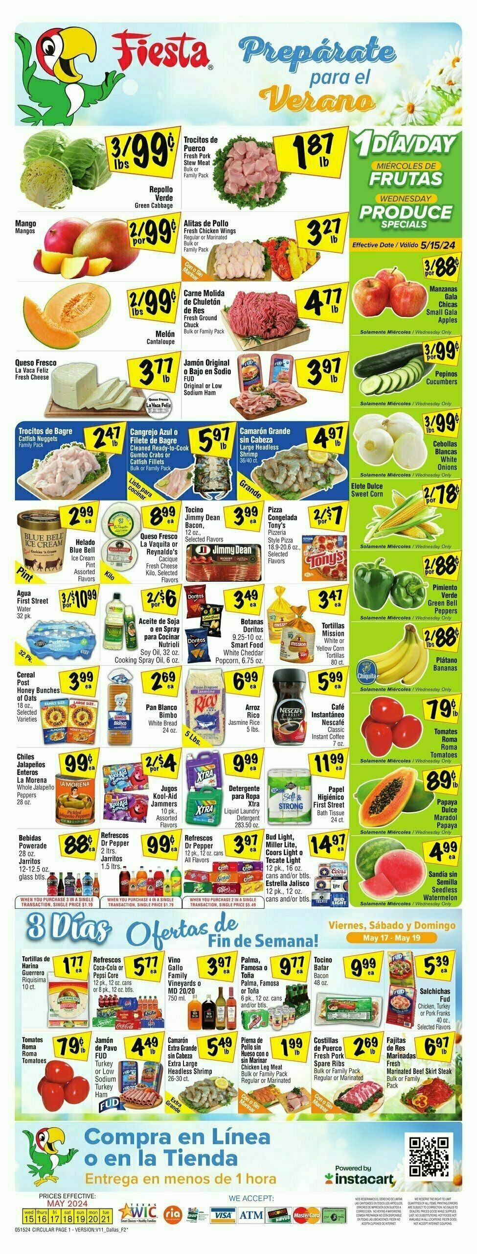 Fiesta Mart Weekly Ad from May 15