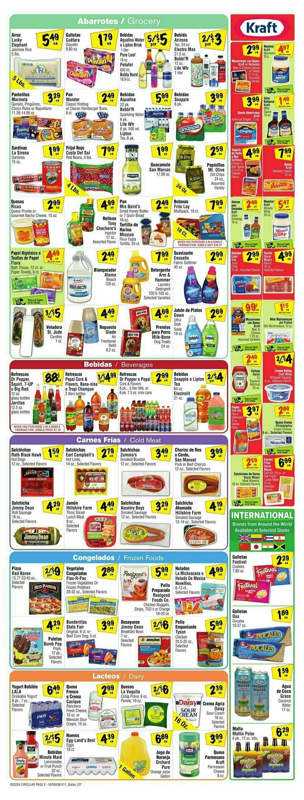 Fiesta Mart Weekly Ad from May 22