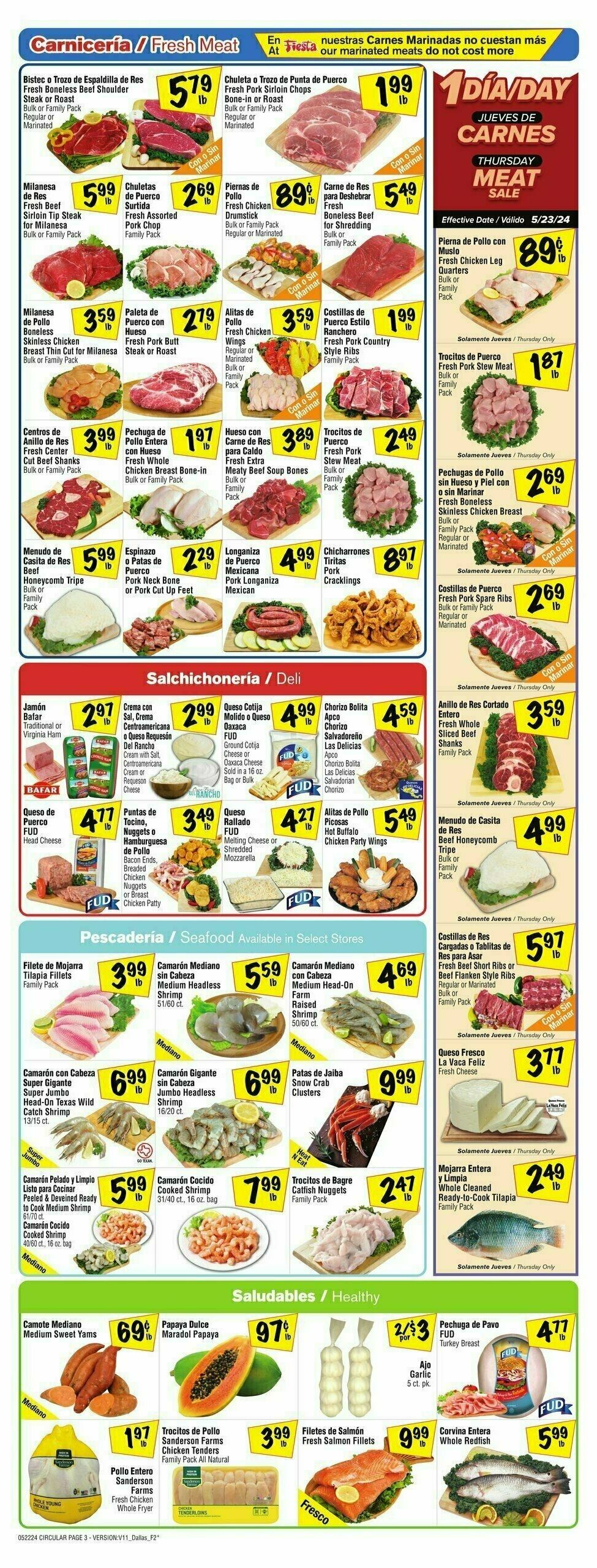 Fiesta Mart Weekly Ad from May 22