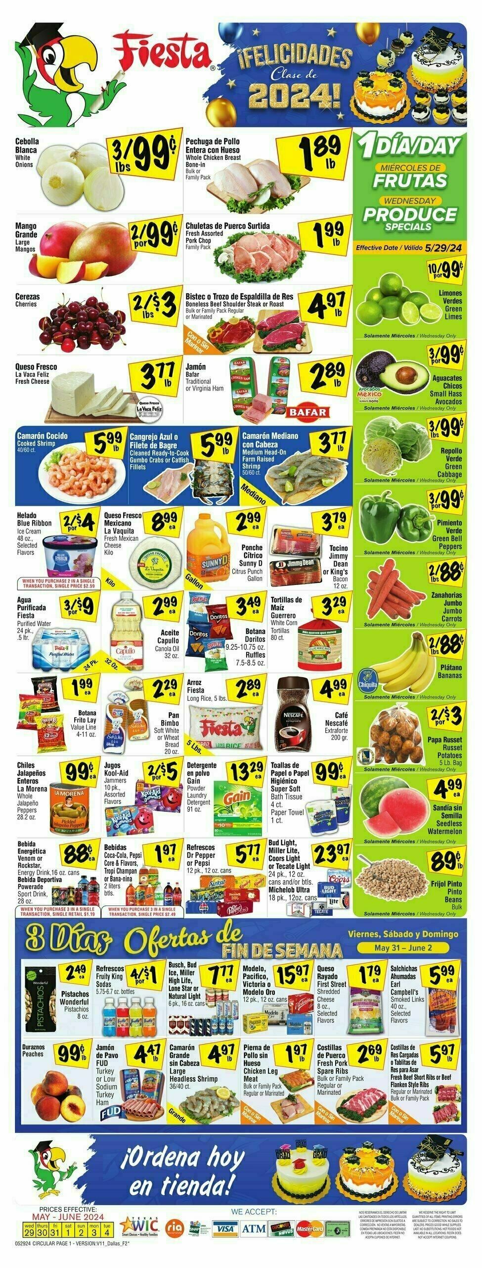 Fiesta Mart Weekly Ad from May 29