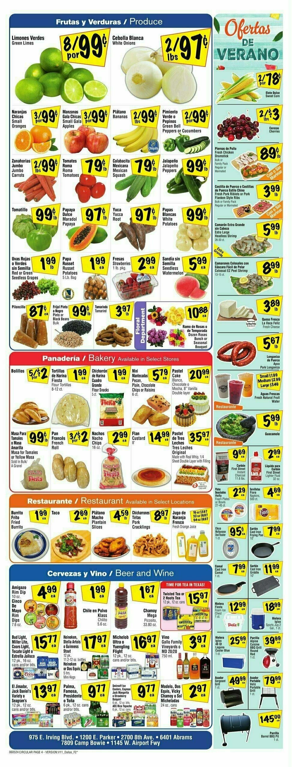 Fiesta Mart Weekly Ad from June 5